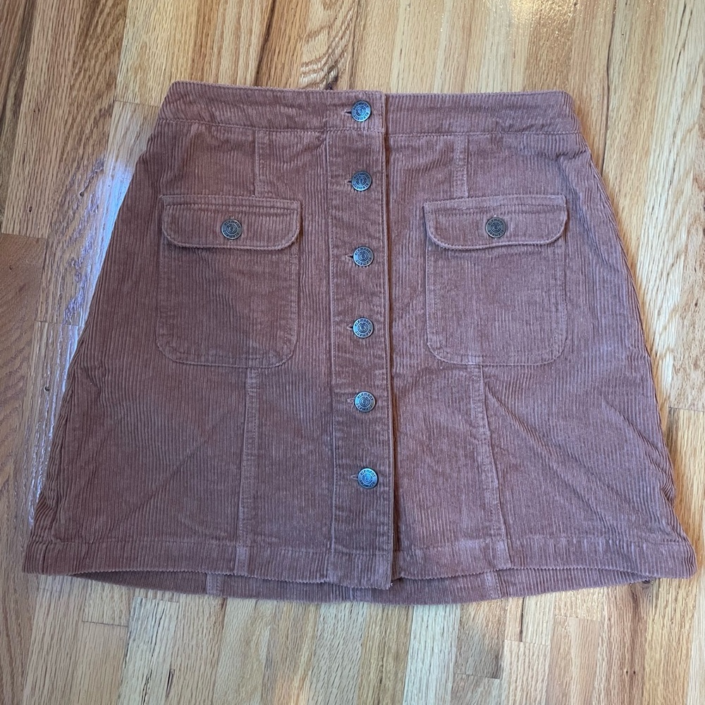 Element - Women’s Corduroy Button-Front Skirt